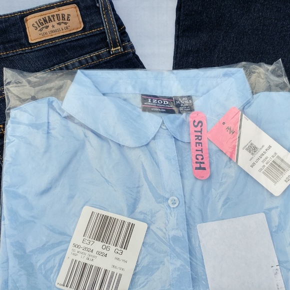 Izod Shirt and Lewis Signature Jean - Bundle Price - Picture 1 of 8